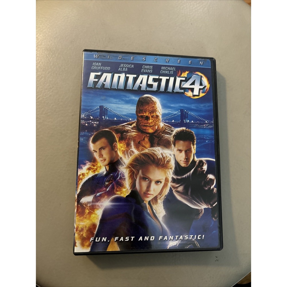 Marvel Fantastic DVD Widescreen 2005 Movie Jessica Alba Chris Evans Exc